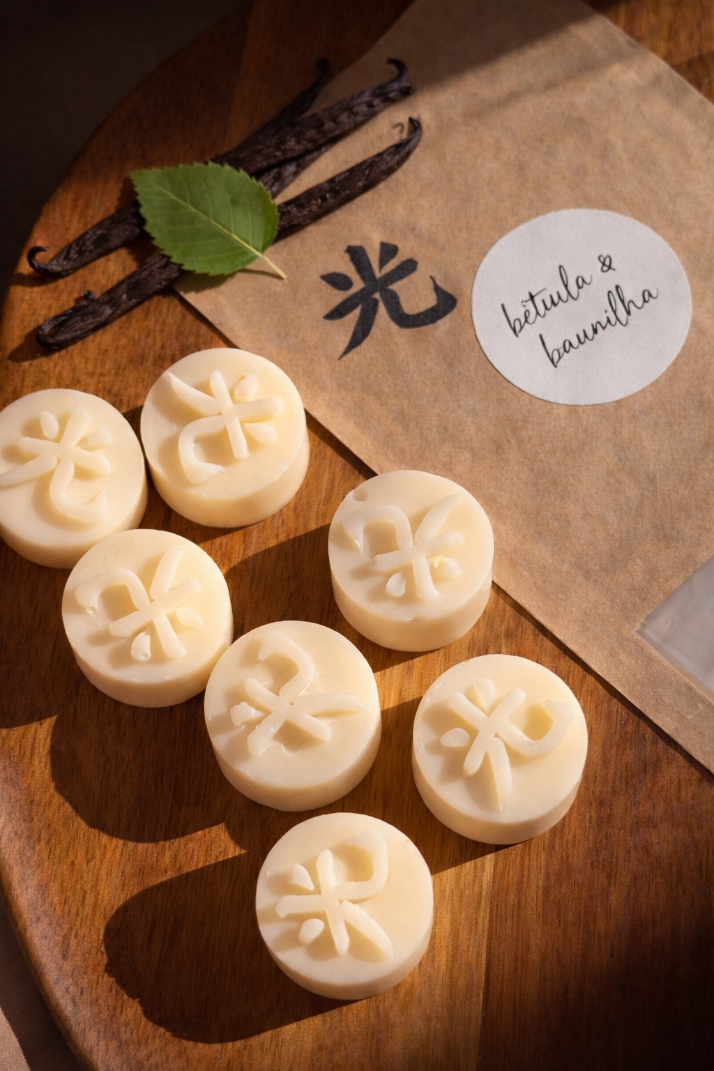 Wax melts HIKARI bétula & baunilha