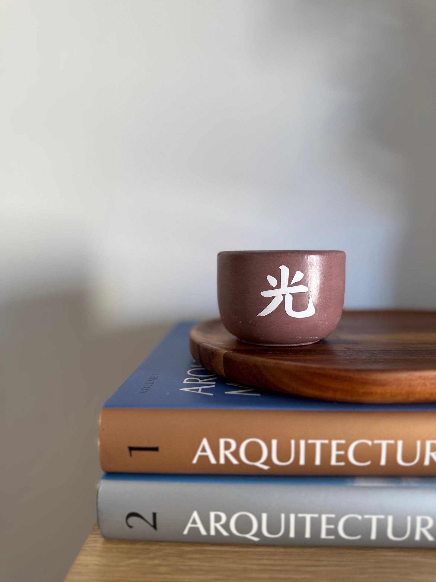 Vela pequena bordô velho - Edição black week