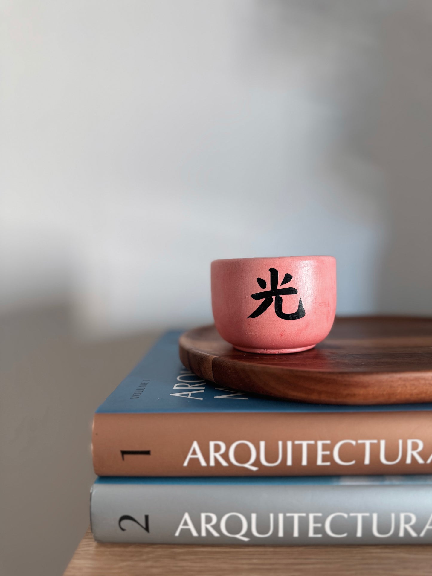 Vela pequena rosa - Edição black week