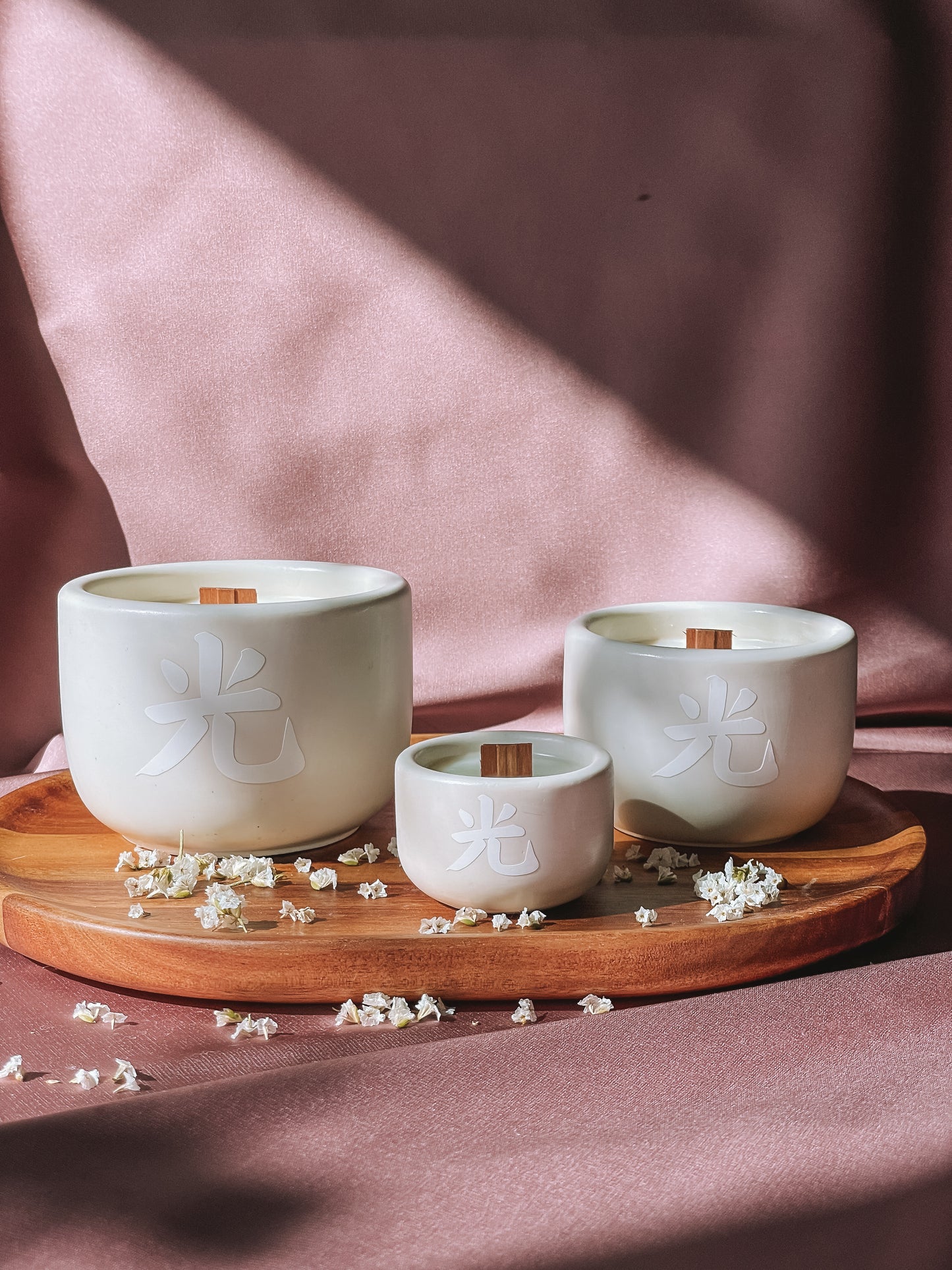 Vela em copo personalizada