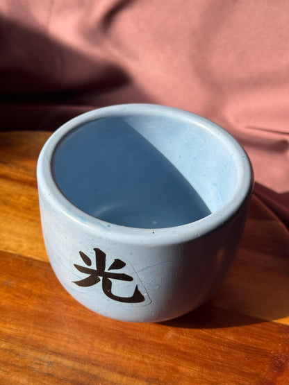 Vela azul claro