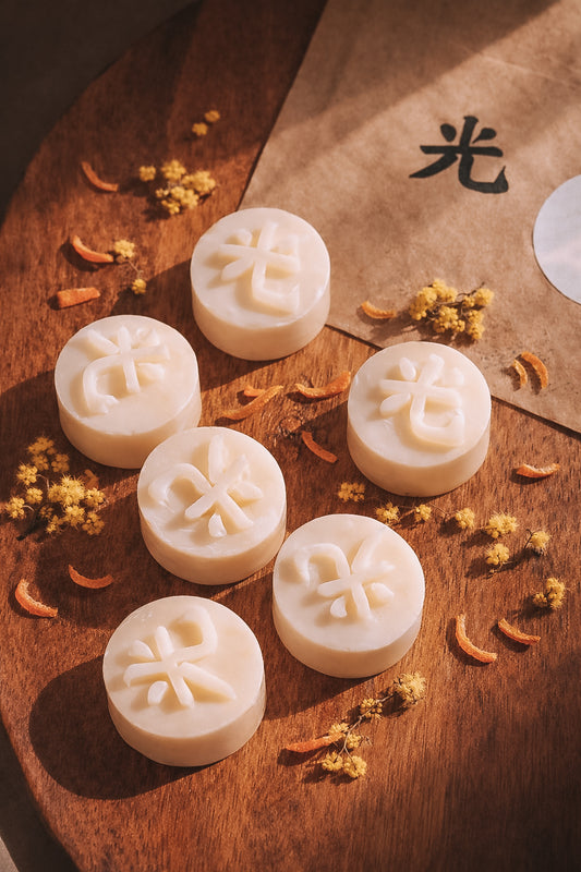 Wax melts HIKARI laranja, mimosa & jasmim