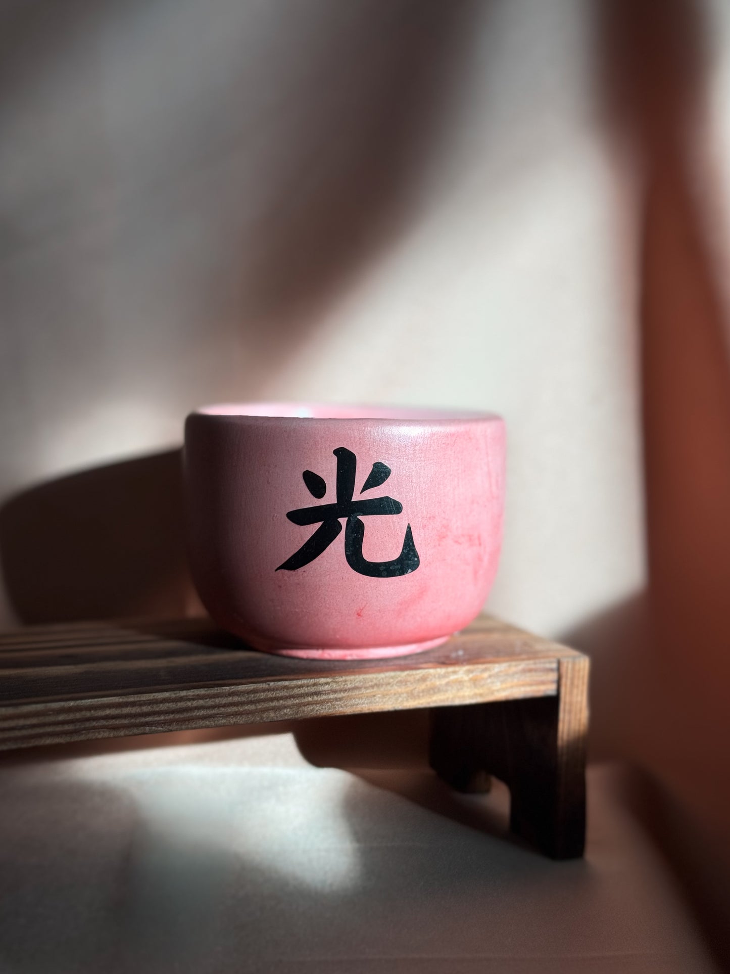 Vela pequena rosa - Edição black week