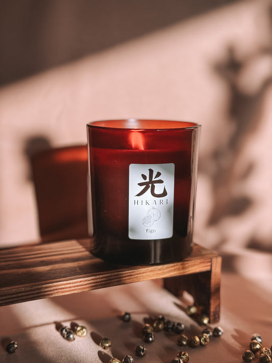 Vela em copo vidro 30cl