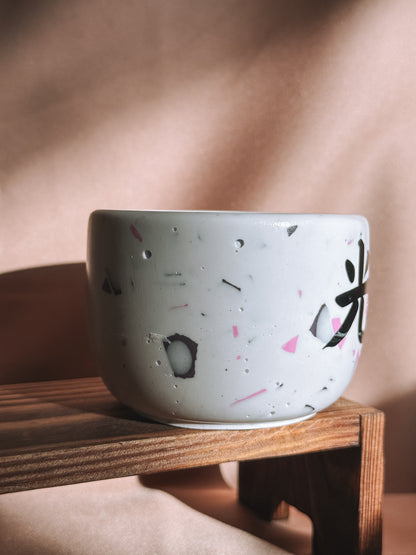 Vela pequena efeito terrazo - Edição black week