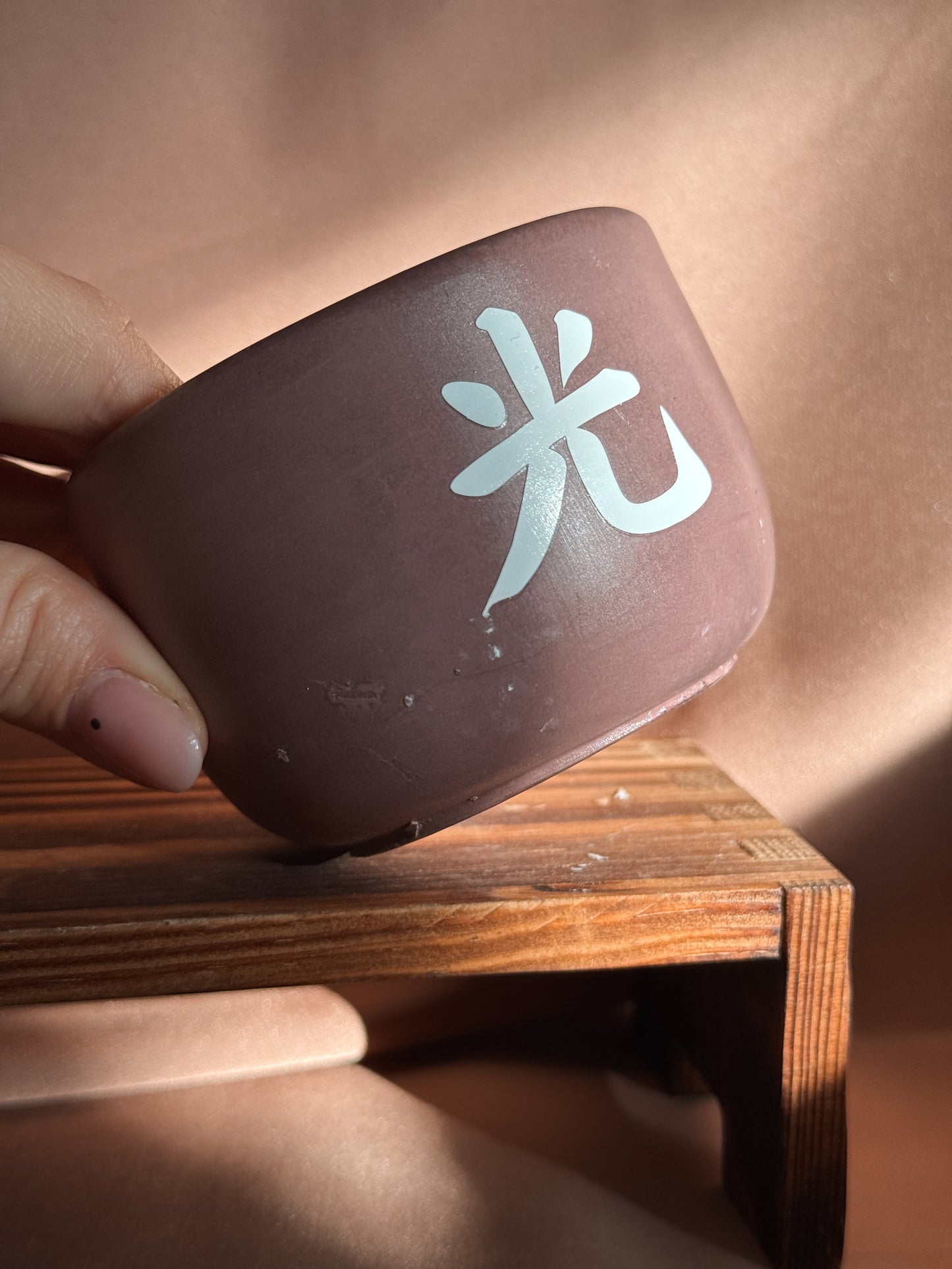 Vela pequena bordô velho - Edição black week