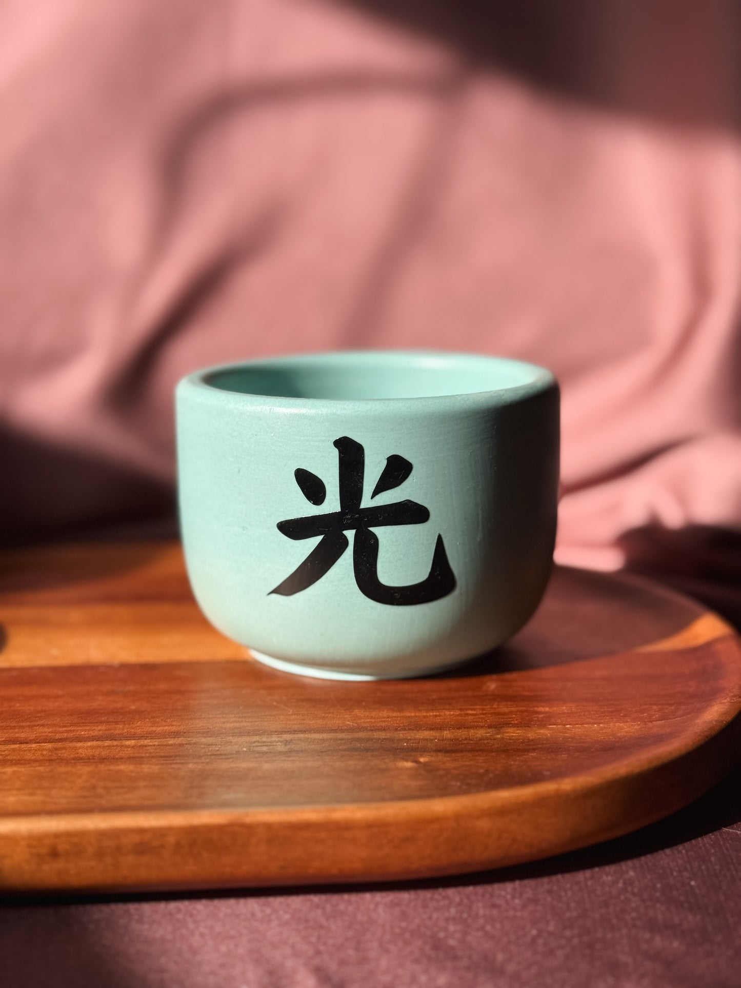 Medium light green candle - Black Week edition