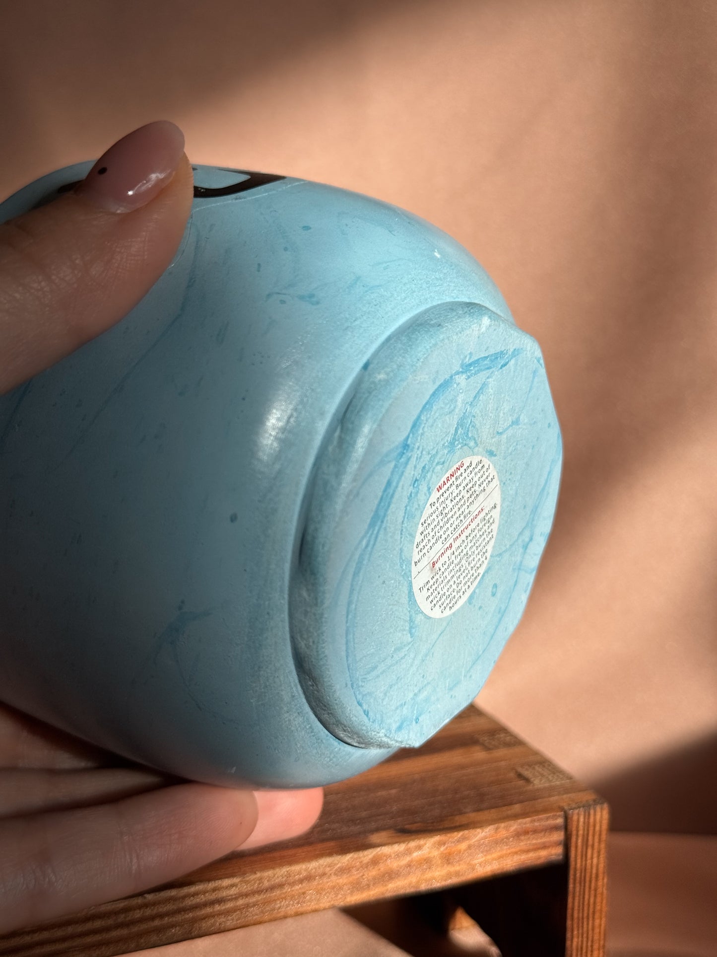 Medium blue candle - Black week edition