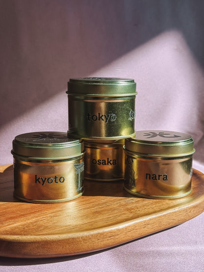 Natsu 夏 | Velas em lata dourada