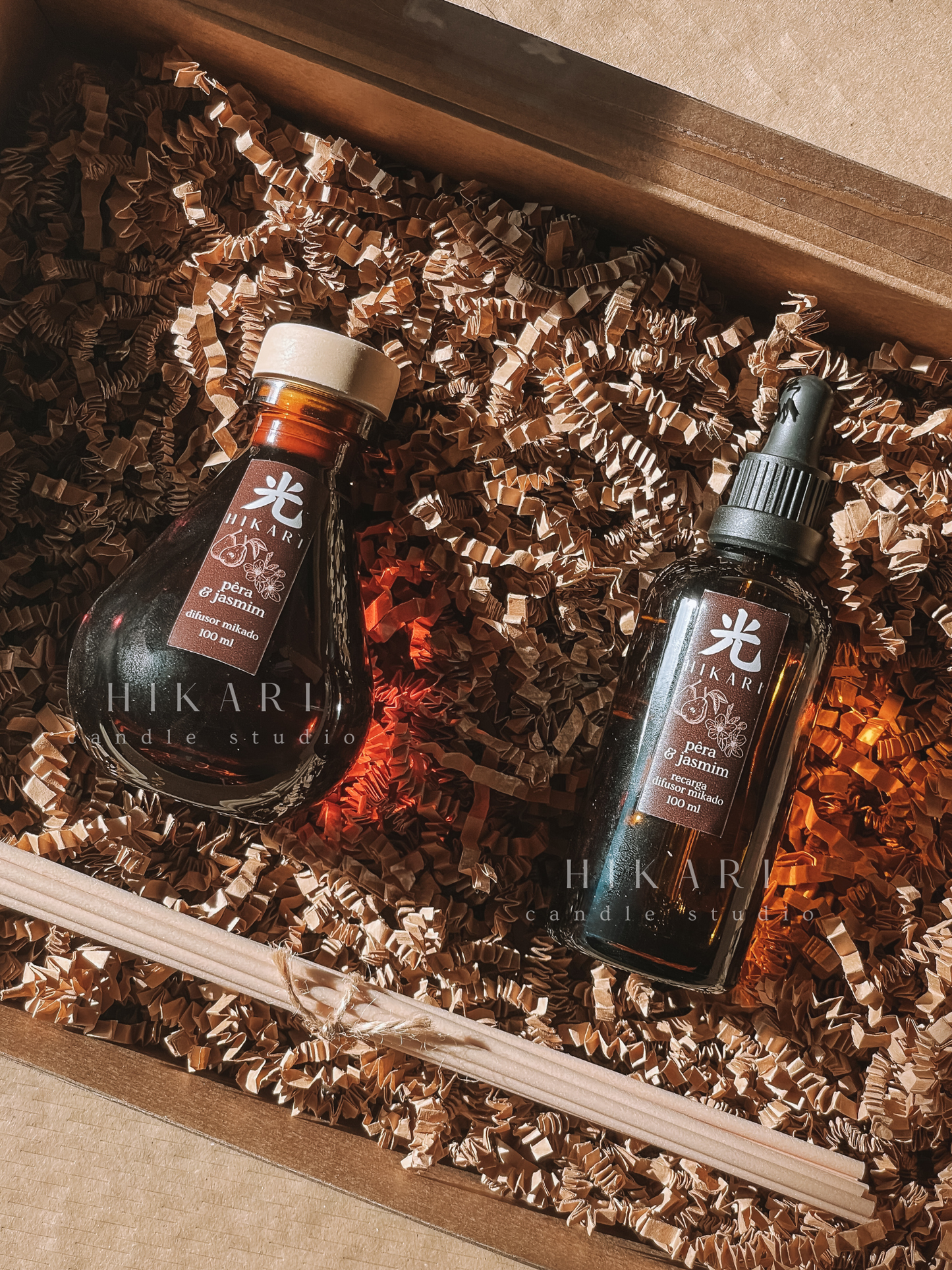 Coffret Difusor âmbar & Recarga âmbar