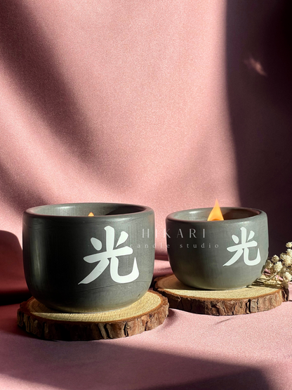 Vela em copo personalizada