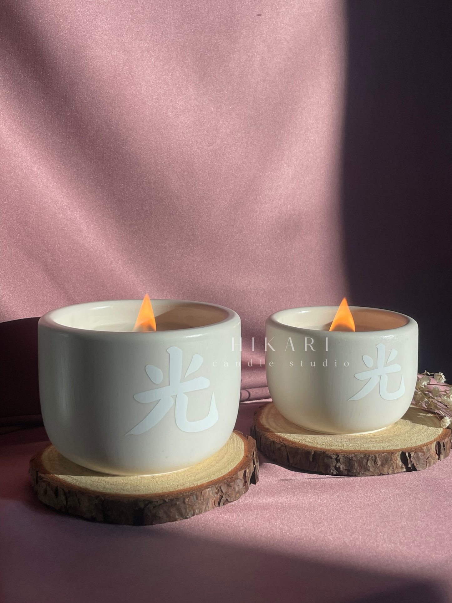 Vela em copo personalizada