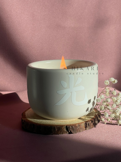 Vela em copo personalizada