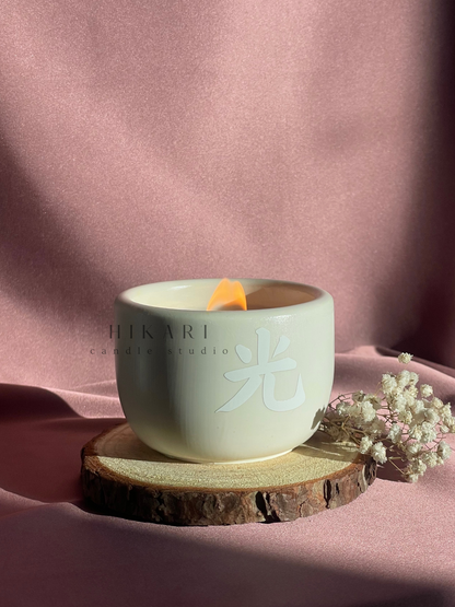 Vela em copo personalizada