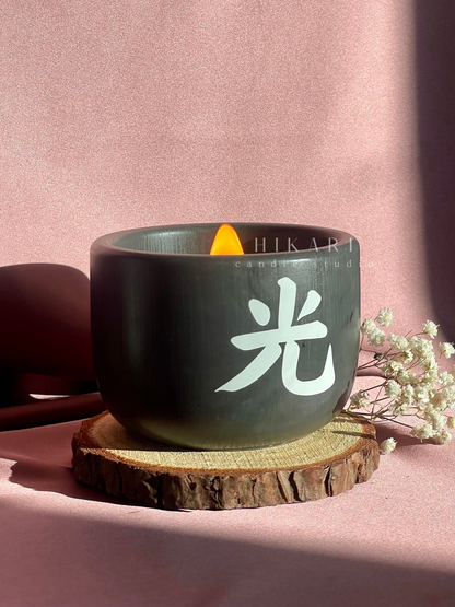 Vela em copo personalizada