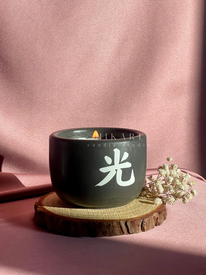 Vela em copo personalizada