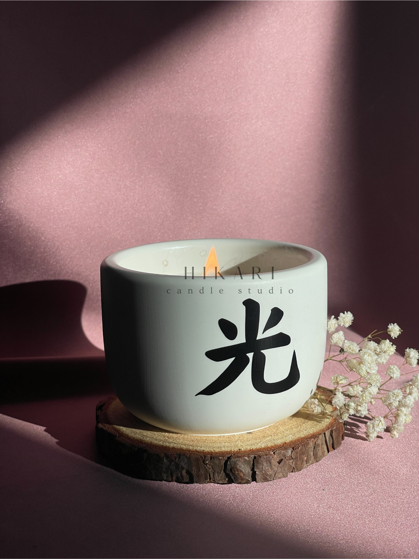 Vela em copo personalizada