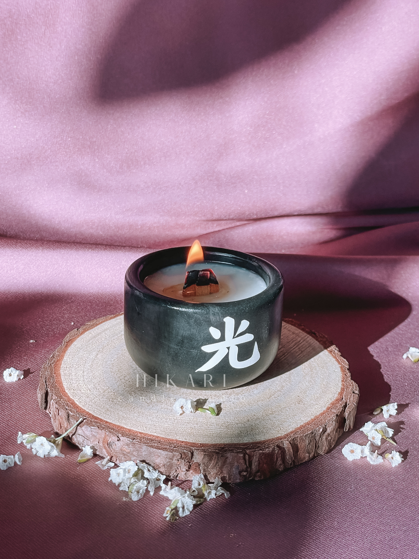 Vela em copo personalizada